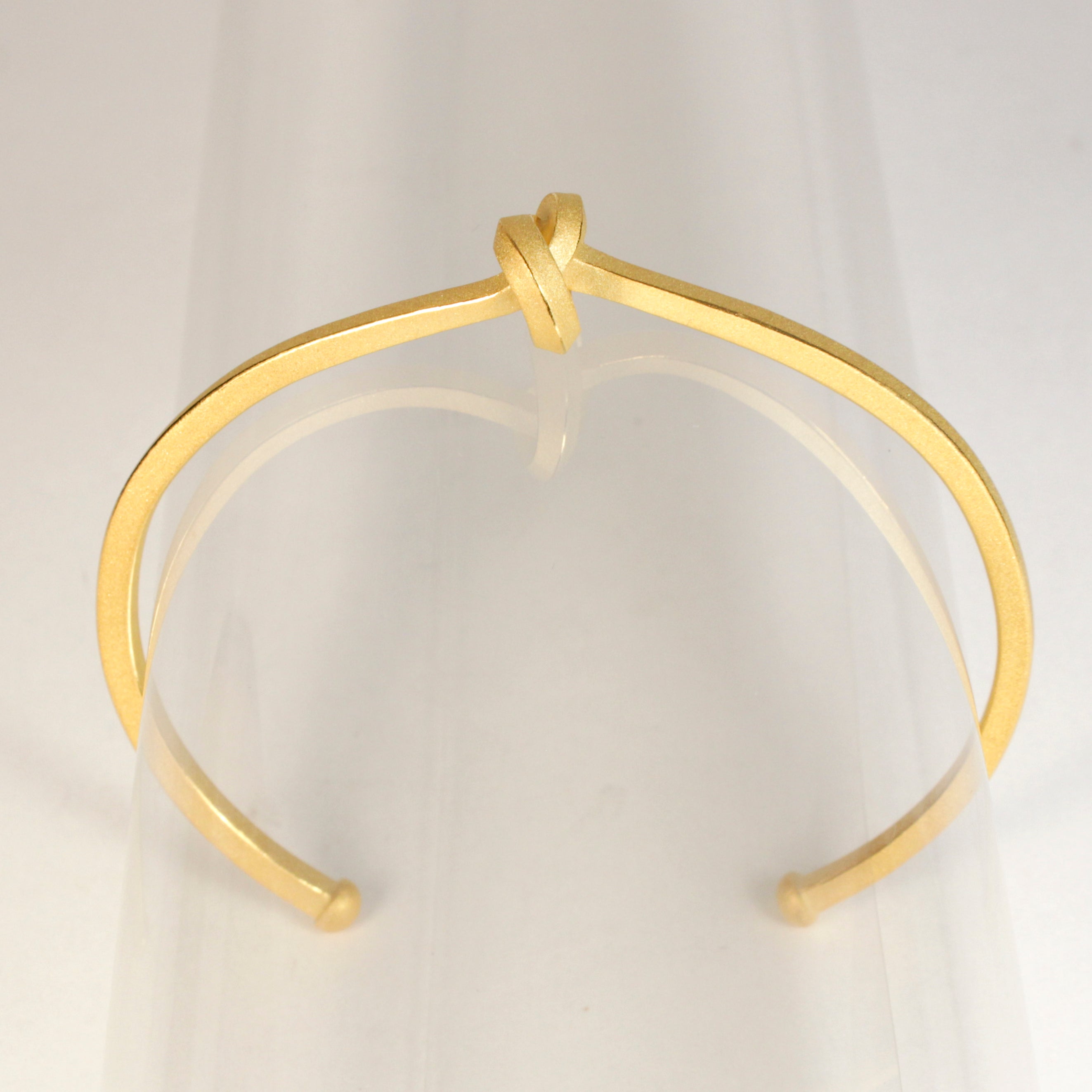 Armreif / Spange Knoten kantig