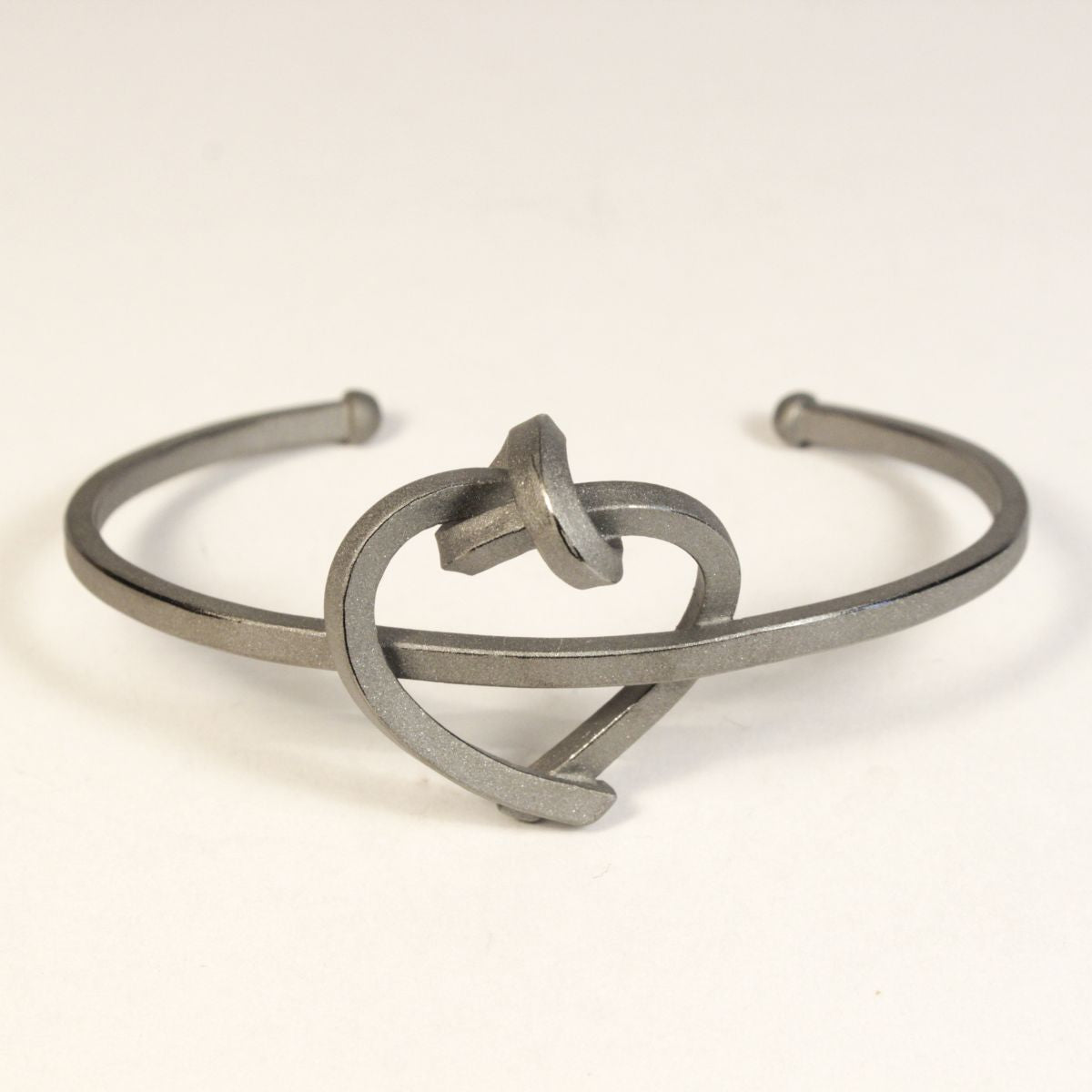 Armreif / Spange Herz kantig