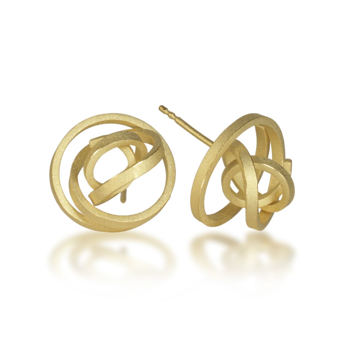 Ohrstecker Kugel Knoten