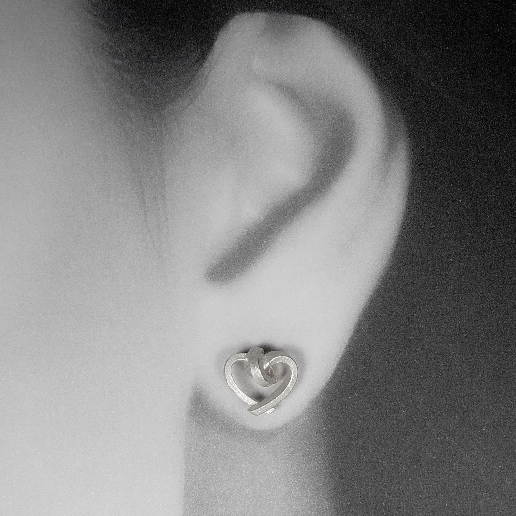 Ohrhänger Herzen groß