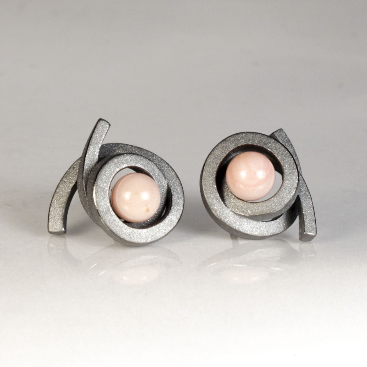 Ohrstecker Perl Spirale