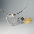 Set: Herz kantig klein + Halsreif (5)