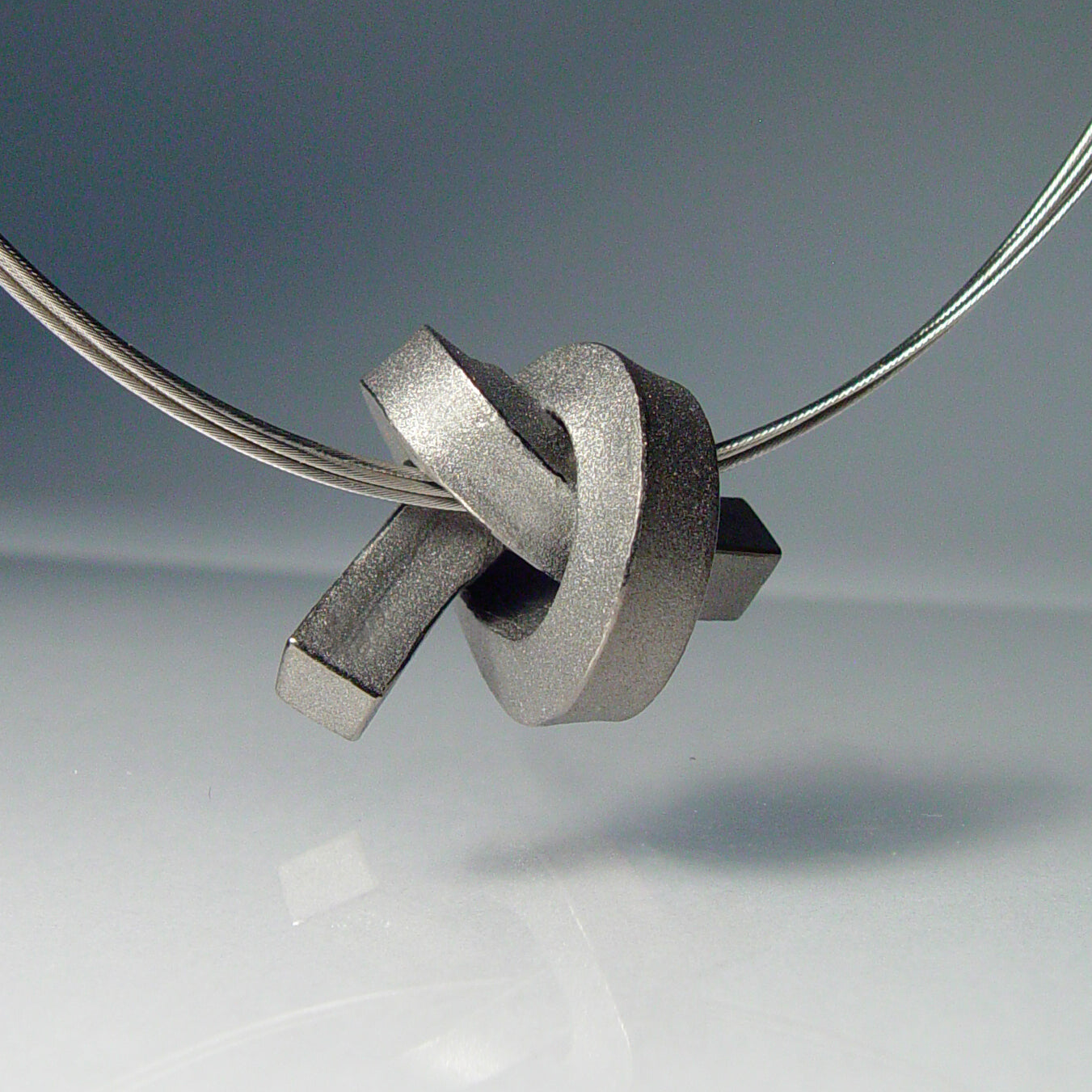 Set: Knoten kantig groß + Halsreif (12)