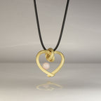 Herz mit Perle groß