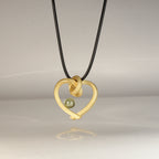 Herz mit Perle groß