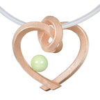 Herz mit Perle groß