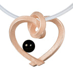 Herz mit Perle groß