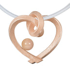 Herz mit Perle groß