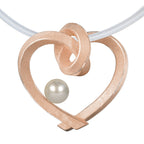 Herz mit Perle groß