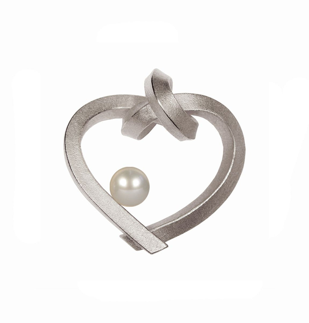 Herz mit Perle klein