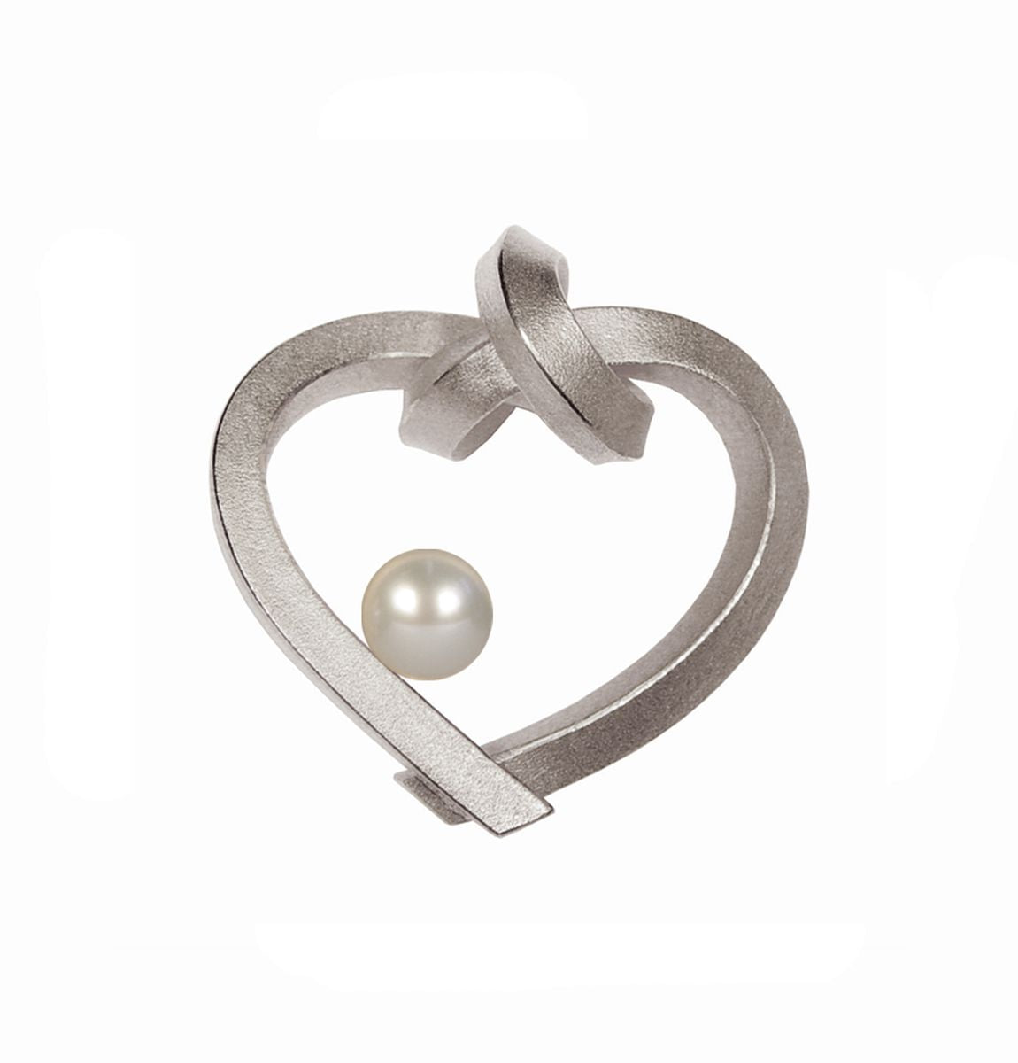 Herz mit Perle klein