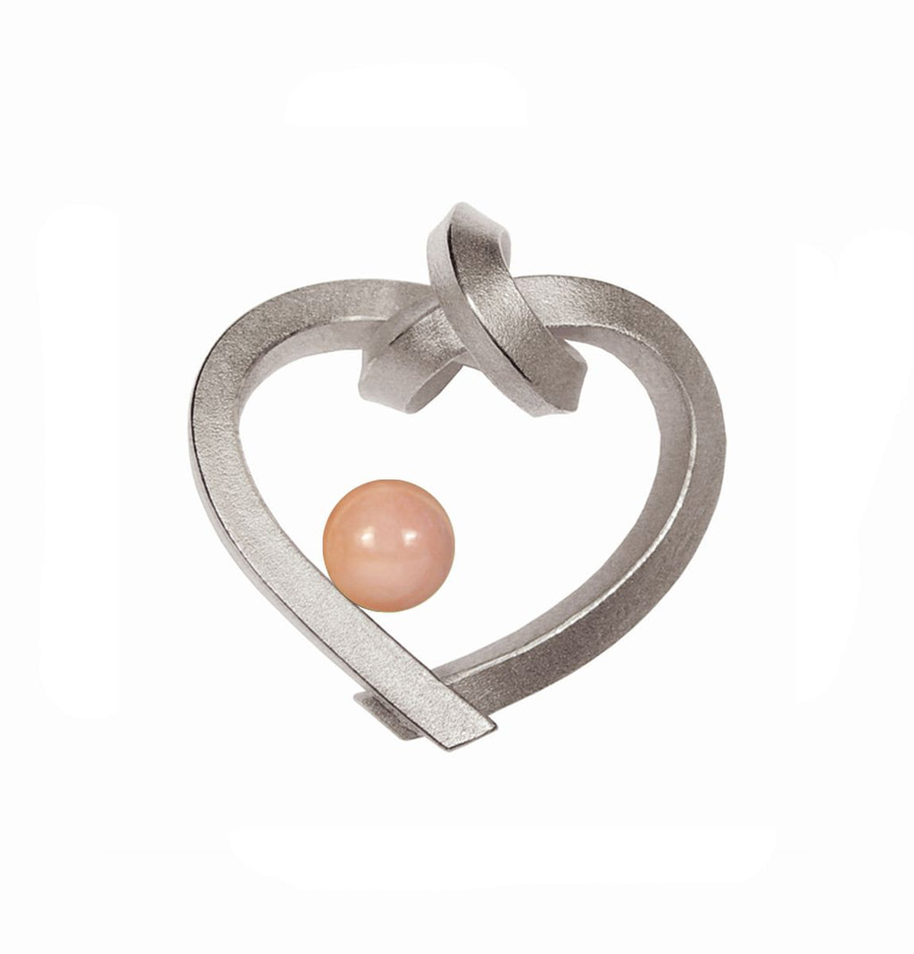 Herz mit Perle klein