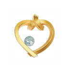 Herz mit Perle klein