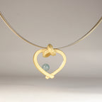 Herz mit Perle klein