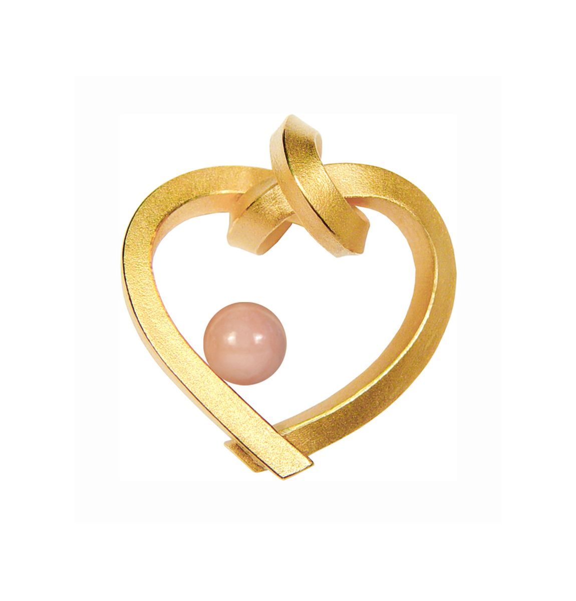 Herz mit Perle klein