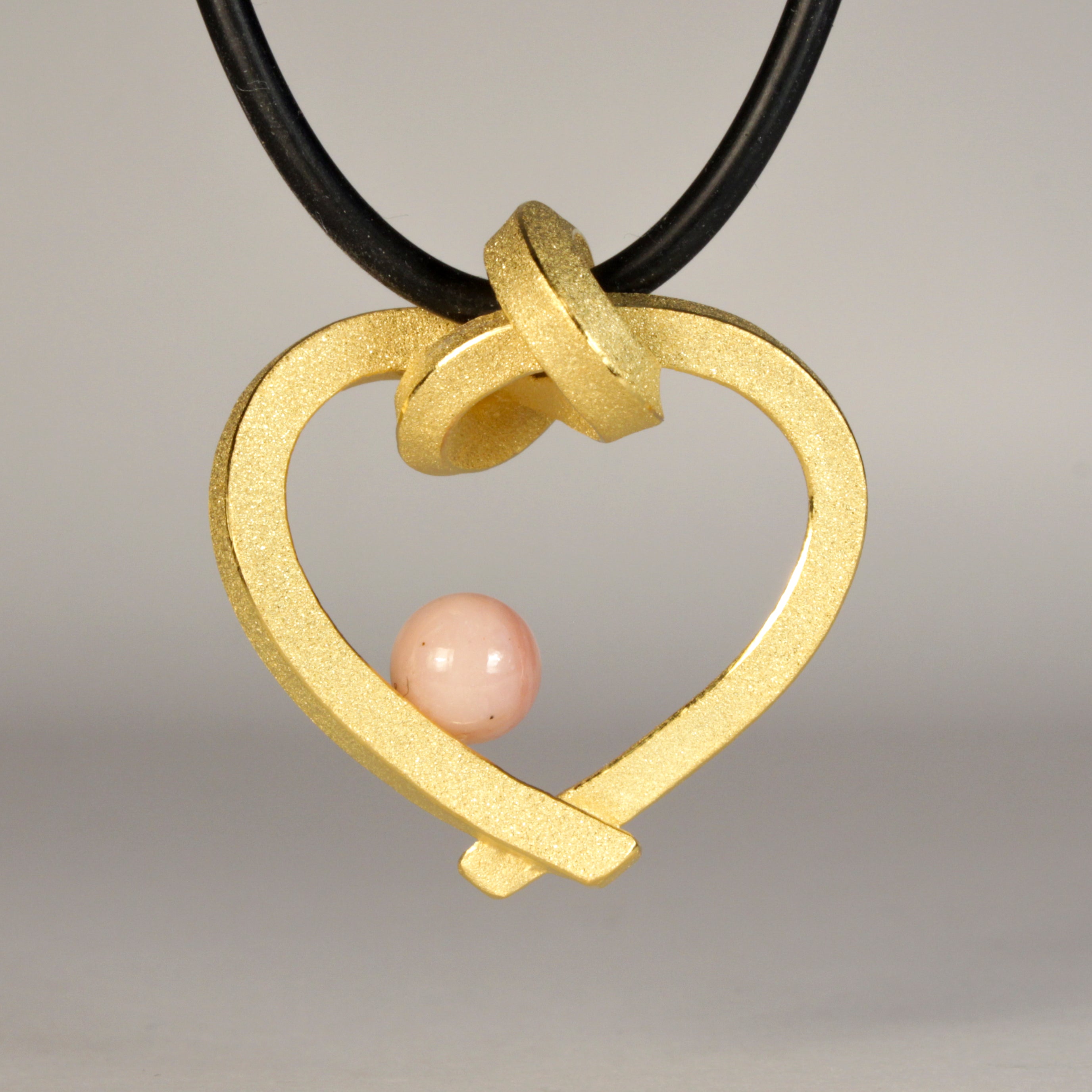 Herz mit Perle klein