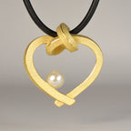 Herz mit Perle klein