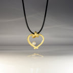 Herz mit Perle klein