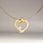 Herz mit Perle klein