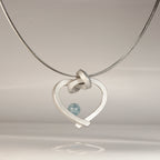 Herz mit Perle klein