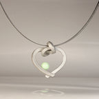 Herz mit Perle klein