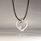 Herz mit Perle klein