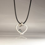 Herz mit Perle klein