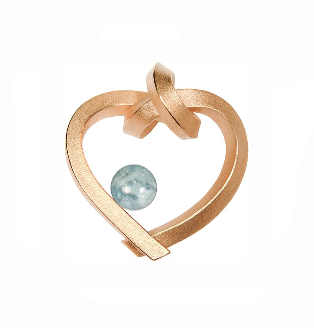 Herz mit Perle klein