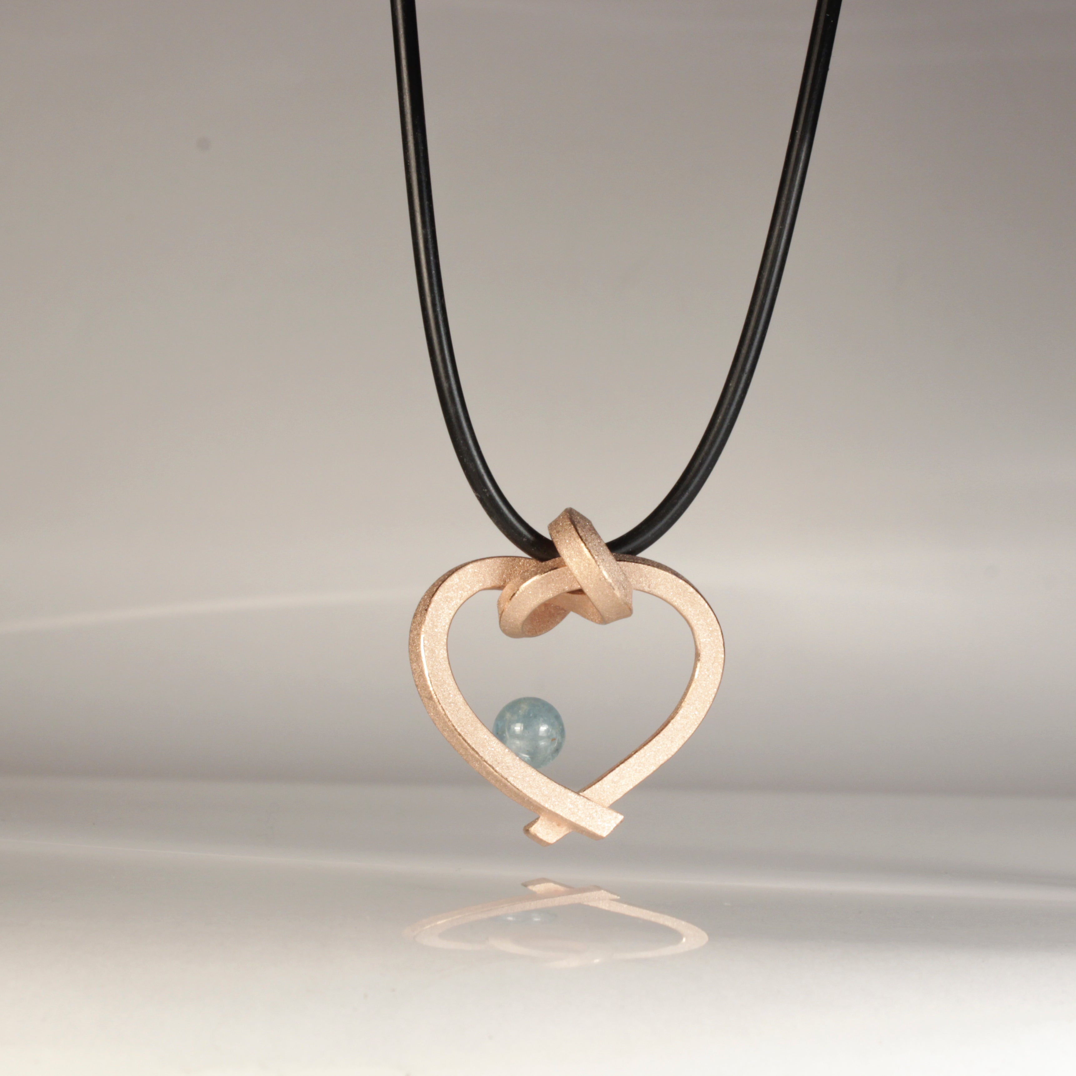 Herz mit Perle klein