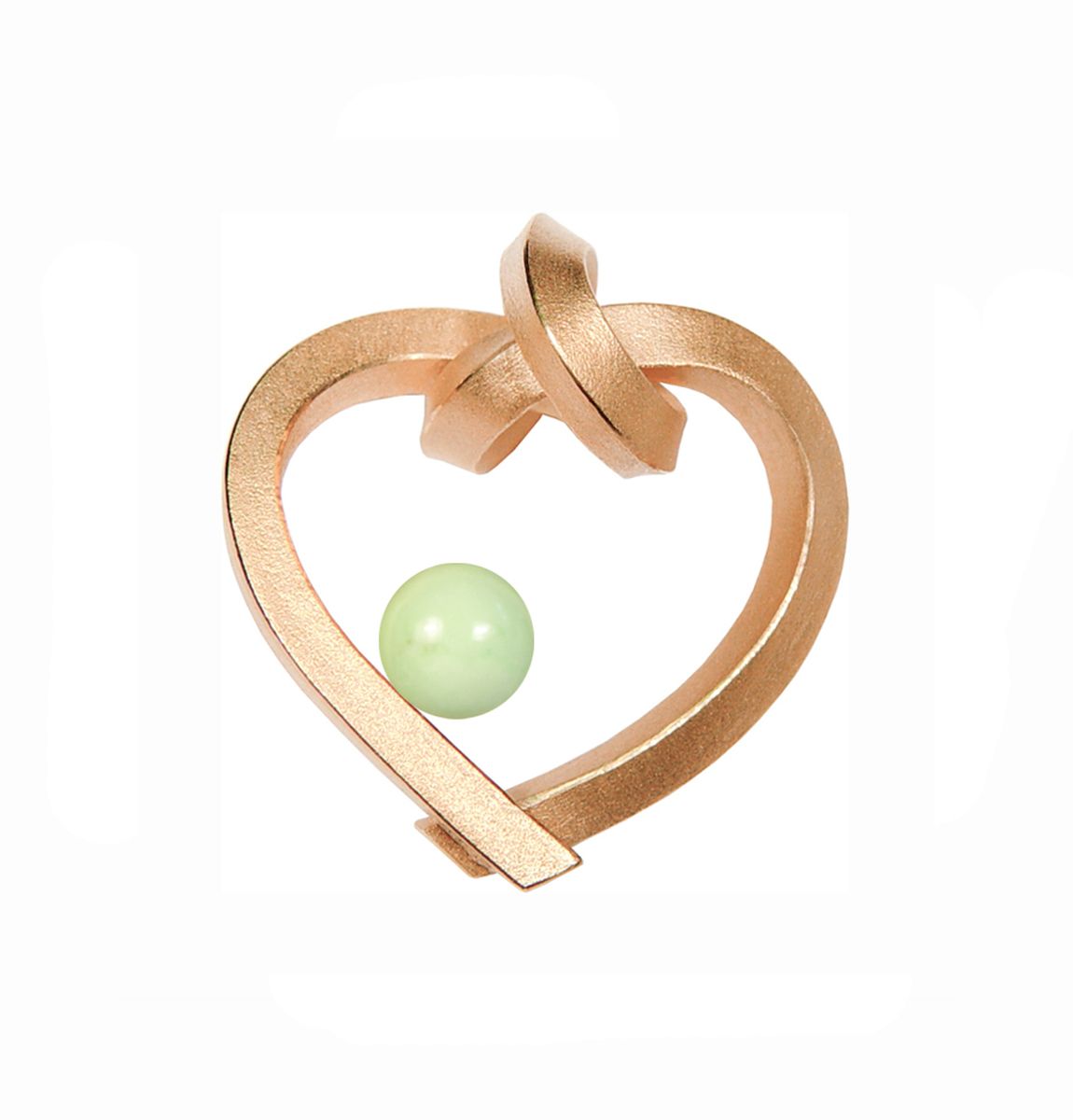 Herz mit Perle klein