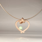 Herz mit Perle klein