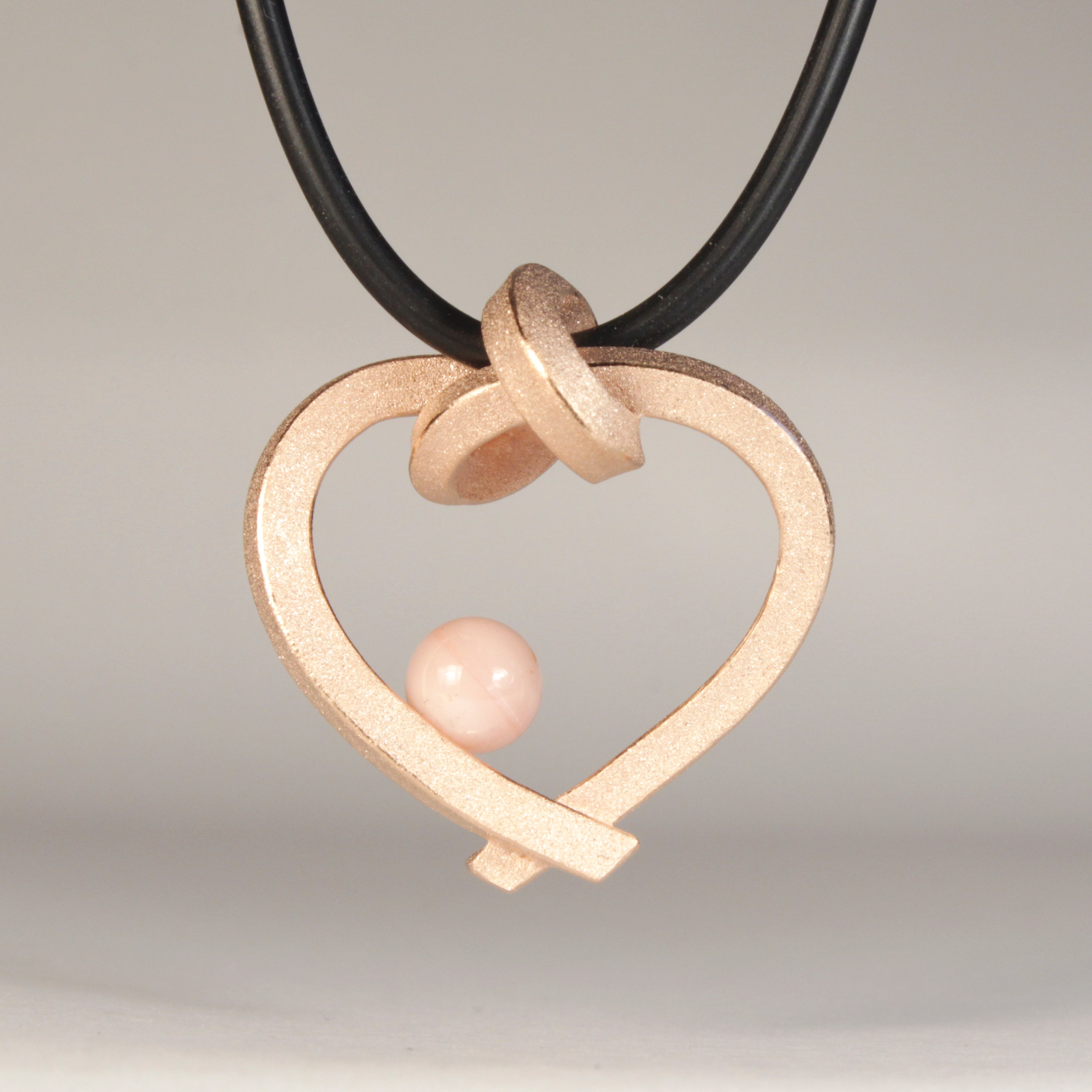 Herz mit Perle klein