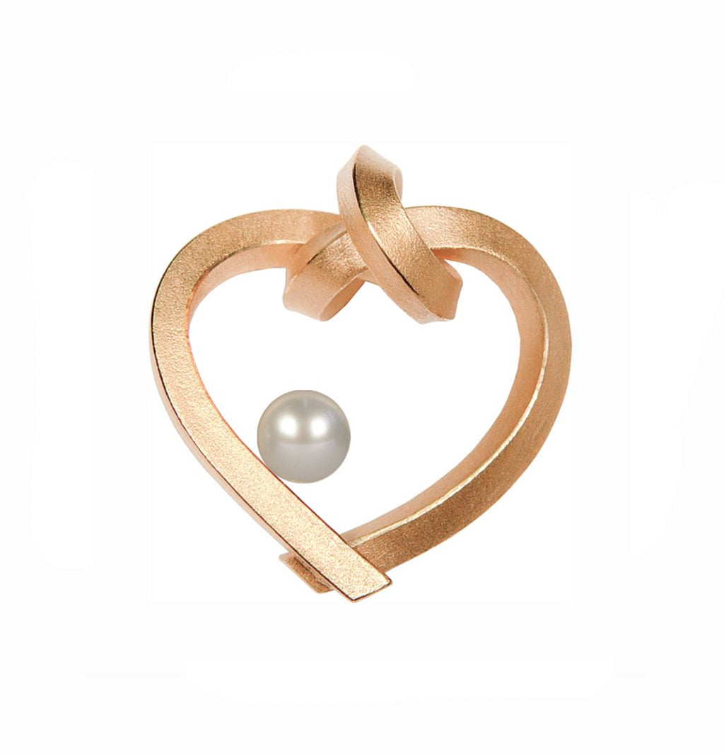 Herz mit Perle klein