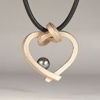 Herz mit Perle klein