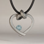 Herz mit Perle klein