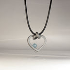 Herz mit Perle klein