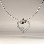 Herz mit Perle klein