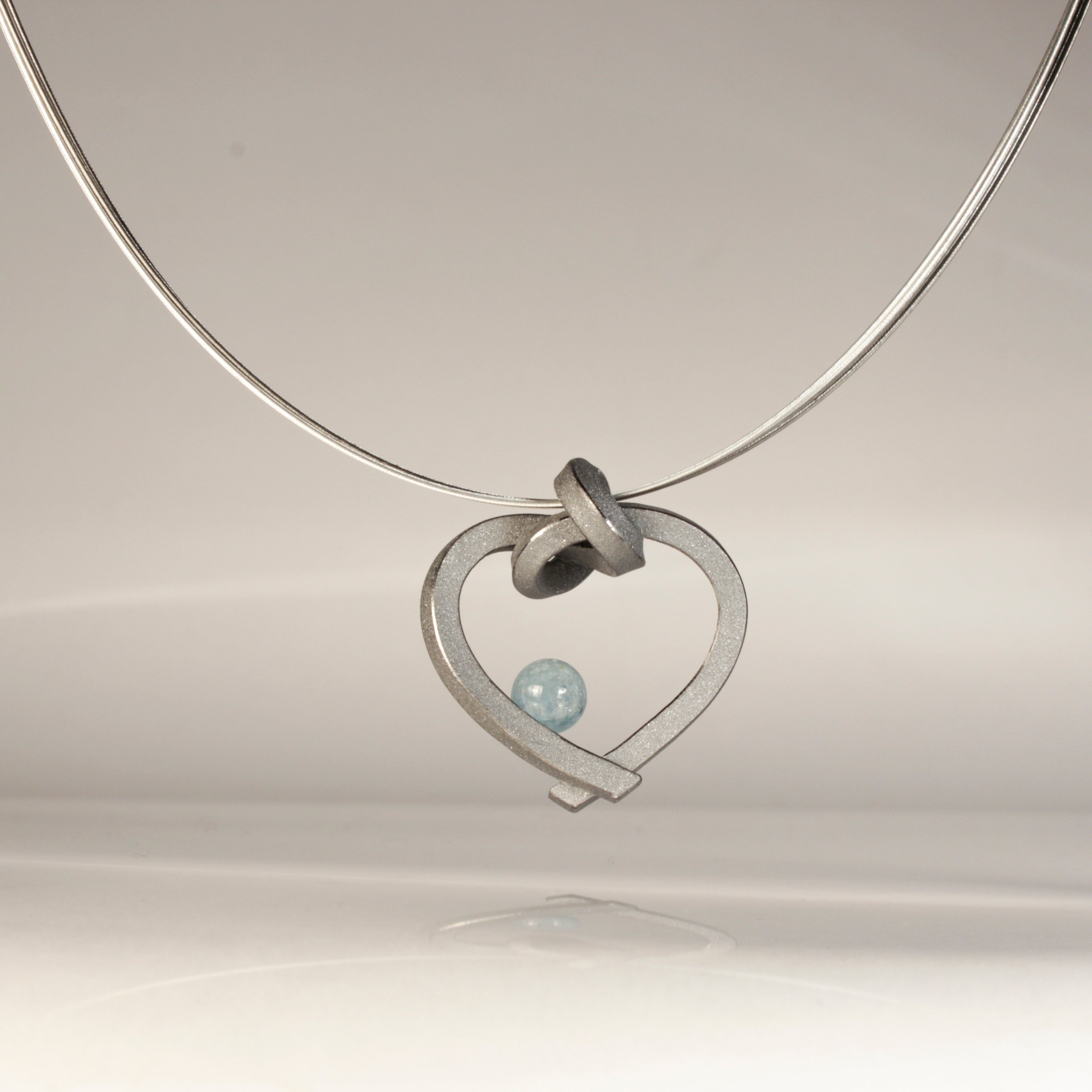 Herz mit Perle klein