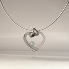 Herz mit Perle klein