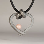 Herz mit Perle klein