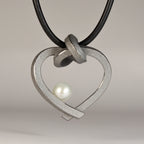 Herz mit Perle klein