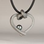 Herz mit Perle klein