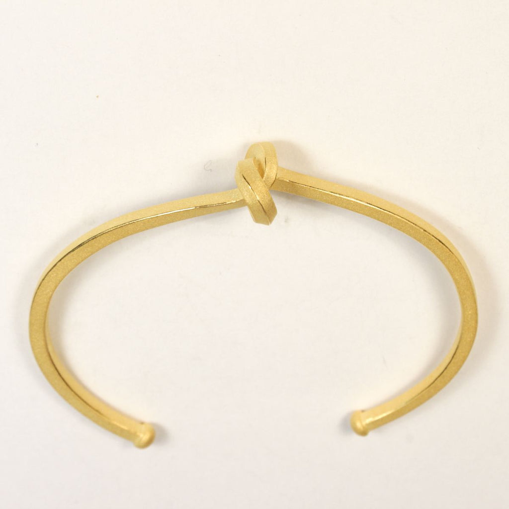 Armreif / Spange Knoten kantig