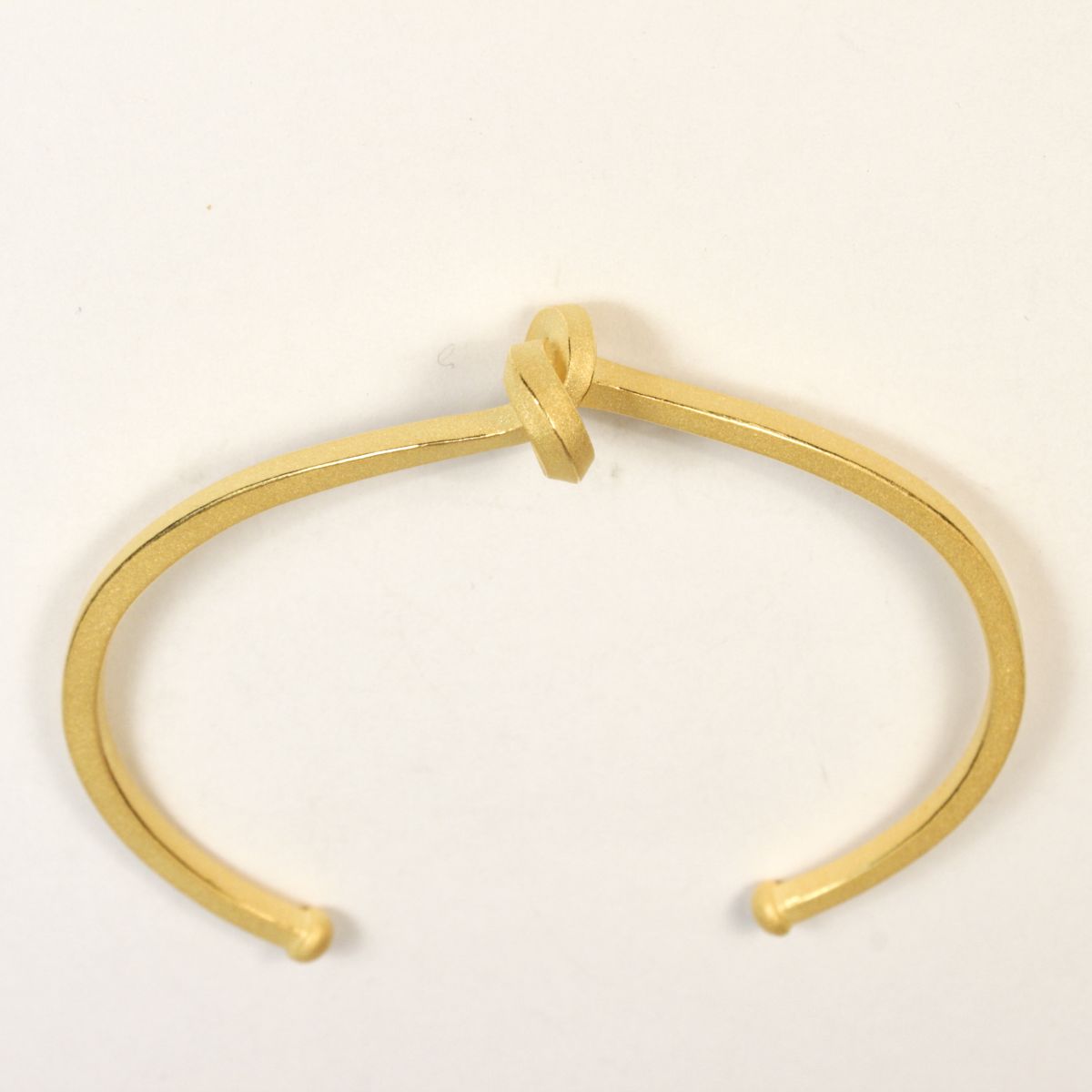 Armreif / Spange Knoten kantig