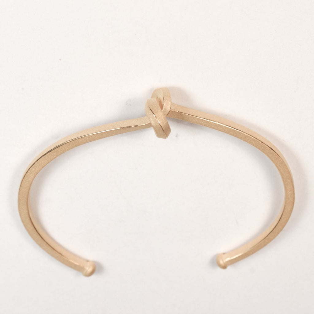 Armreif / Spange Knoten kantig