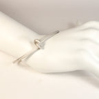 Armreif / Spange Knoten kantig