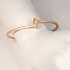 Armreif / Spange Knoten kantig