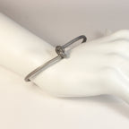 Armreif / Spange Knoten kantig