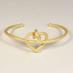 Armreif / Spange Herz rund