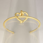 Armreif / Spange Herz rund